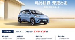 6.98万元起 比亚迪海鸥荣耀版上市：新增北冰蓝配色