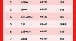 2024年度电商带货达人榜出炉 店主正在成为电商新生力量