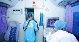 劳动节来临之际，饿了么联手全国总工会为8000名蓝骑士提供免费体检