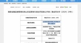 北京银行获罚35万元，贷款管理不到位、严重违反审慎经营规则