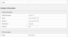 三星Galaxy Z Flip 6现身Geekbench平台：搭载骁龙8 Gen3 For Galaxy