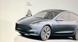 新款特斯拉Model Y内饰首次曝光 全新方向盘设计