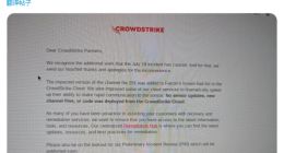 微软Windows大范围蓝屏致企业蒙受巨额损失，CrowdStrike向受灾客户发放10美元礼品卡