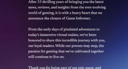 33 年传奇游戏刊物 Game Informer 宣布停刊，被曝裁掉所有员工