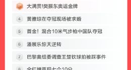 2024巴黎奥运会百度热搜大数据：热度最高十大事件盘点