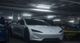 特斯拉新一代Roadster实车曝光：火箭技术加持，颠覆传统汽车概念