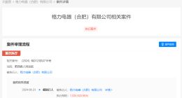 格力电器合肥公司被执行102万