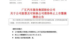 国内最大汽车经销商广汇今日摘牌退市：股票连续20个交易日低于1元