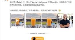 紧随安卓步伐！苹果推出AI消除功能