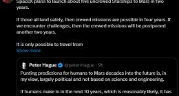 SpaceX火星探索计划再加速：马斯克宣布2年内发射5艘无人星舰，载人任务指日可待
