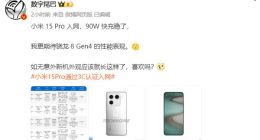小米15 Pro入网：采用极窄四边框+矩阵三摄像头