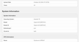 小米15现身Geekbench平台：多核性能完胜苹果A18 Pro