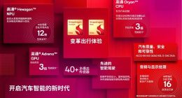 全新高通骁龙汽车解决方案发布：CPU提升3倍，AI性能提升12倍