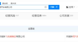 新飞集团公司更名为新翔汽车