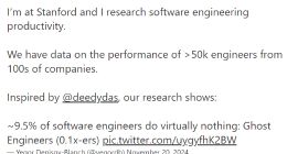 斯坦福大学研究员：近10%程序员天天“摸鱼” 却正常拿报酬