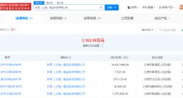 钟薛高子公司被强制执行1662万