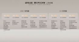 售价33.98万元起 25款腾势D9正式上市：全系标配天神之眼高阶智驾
