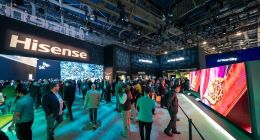 海信黑科技亮相CES2025，液晶电视史上第一次发出彩色光源