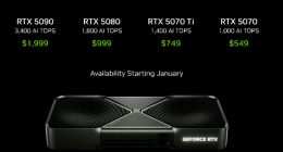 英伟达全新RTX 50系列显卡搭载美光GDDR7