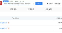 杭州高层次人才创新创业投资合伙企业成立 出资额1亿
