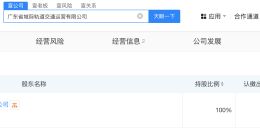 广东省城际轨道交通运营公司登记成立 注册资本5亿