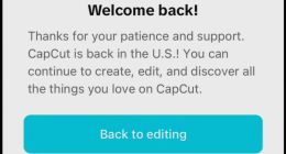剪映海外版CapCut在美国恢复运营