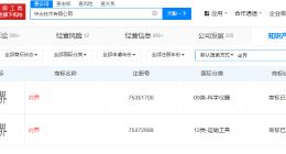 华为上汽均已申请尚界商标 华为已成功注册尚界商标