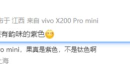 vivo X200 Pro mini或新增紫色配色：很有韵味 售价预计不变
