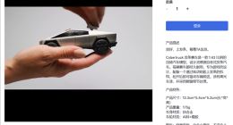 特斯拉Cybertruck发条赛车上线中国官网：3月4日开售