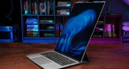 MWC2025：联想展示全球首款外折屏笔记本电脑，拥有五种模式