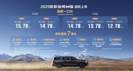 2025款新哈弗H5上市：全系四驱+黑化套件 起售价14.78万元