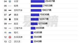 2月中国汽车品牌出口榜：比亚迪超越奇瑞 蝉联出口销冠