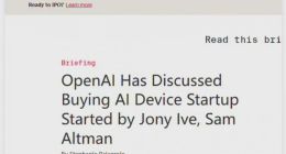 OpenAI拟收购初创公司，有望革新个人智能设备市场