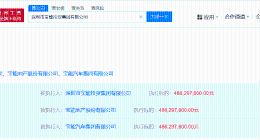 宝能集团及宝能汽车等被执行4.8亿