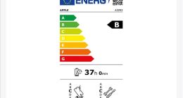 苹果欧盟官网iPhone和iPad产品新增能效标签，iPhone 16 Pro被评为B级