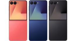 三星Galaxy Z Flip7外观曝光：三款配色 背部外屏是亮点