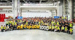 特斯拉上海储能超级工厂第1000台Megapack已下线 将出口欧洲