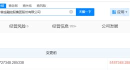 吉林省金融控股集团增资至518.7亿 增幅约200%