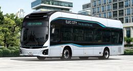 现代汽车推出新款氢燃料电池大巴 续航里程可达960公里