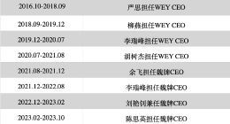 九年换8任CEO，长城“新势力”为何留不住人？