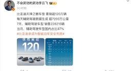 比亚迪天神之眼车型累销量超120万辆 7月辅助驾驶车型国内占比 87%