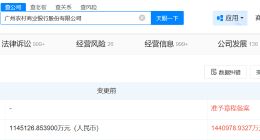 广州农商银行增资至144.1亿 增幅约26%