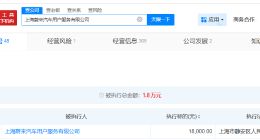 蔚来旗下上海用户服务公司成被执行人 蔚来旗下上海用户服务公司被执行1.8万