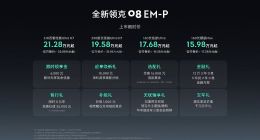 全新有为 进阶无界，全新领克08 EM-P 15.98万元起正式上市