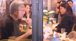 黄仁勋在韩国吃炸鸡引千人围观