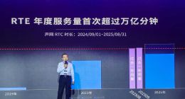 RTE年度服务量首次超过万亿分钟 声网CEO赵斌：对话式AI 将成为下一代 AI Infra 重要部分