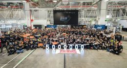 特斯拉上海超级工厂第500万个电池包已下线 达成又一里程碑