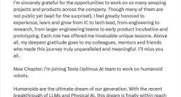 苹果AI人才流失加剧：技术主管转投特斯拉Optimus团队，引发战略担忧