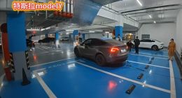 车位内放一铁架子 多款热门车实测自动泊车：只有特斯拉没翻车