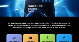 三星发布全球首款2nm智能手机芯片 预计将搭载于Galaxy S26系列